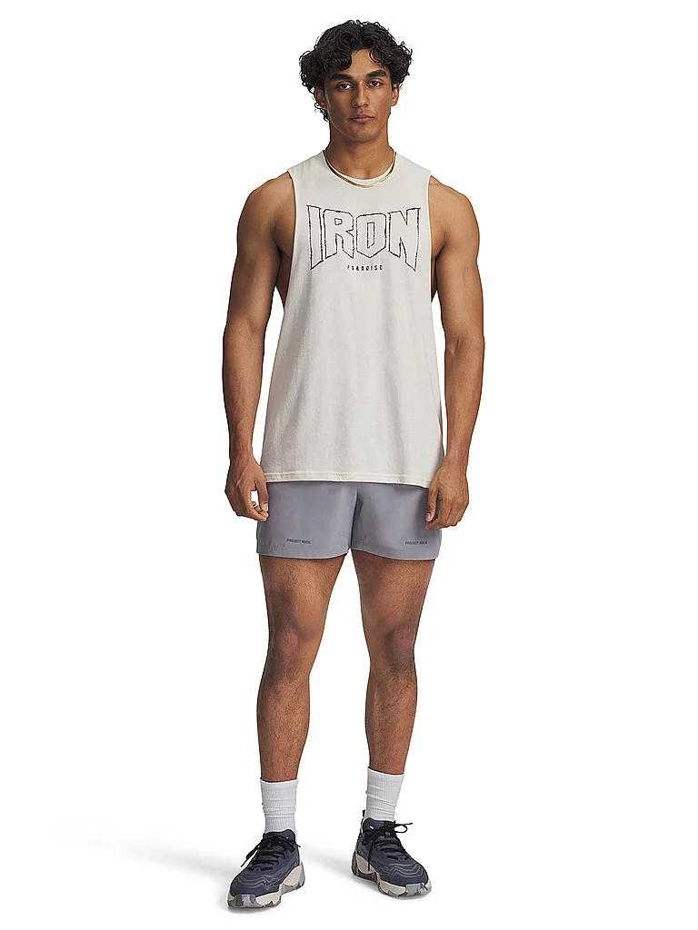 UNDER ARMOUR Herren Shorts Project Rock Ultimate grau | XXL — Bild 3